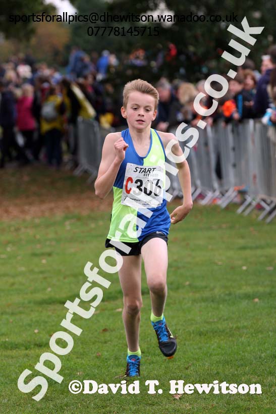 Boys under-13s Northern Cross Country Relays, Graves Park, Sheffield. Photo: David T. Hewitson/Sports for All Pics